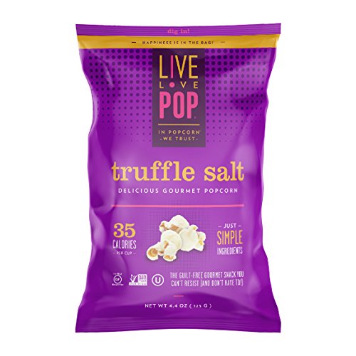 Live Love Pop Truffle Salt Popcorn, 4.40 Oz
 | Pack of 12 - PlantX US