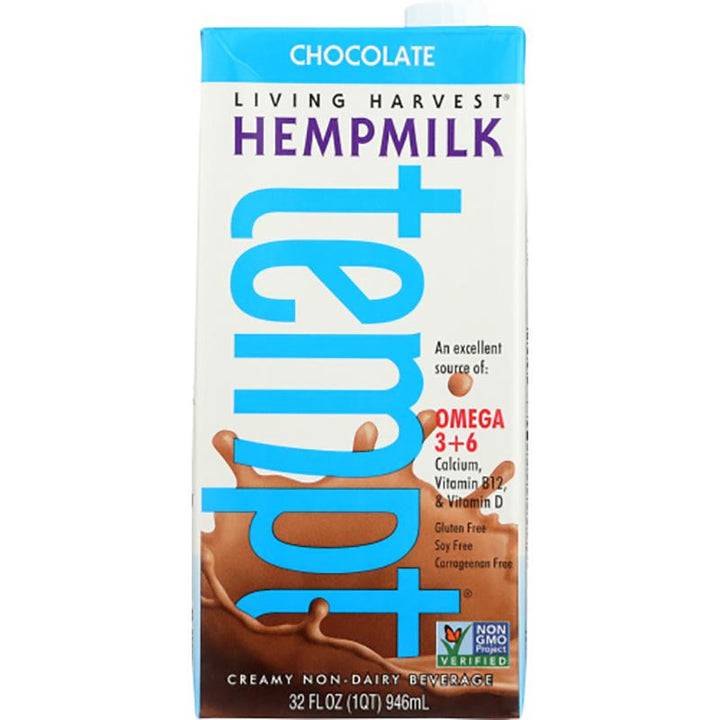 Living Harvest Chocolate Hempmilk, 32 oz