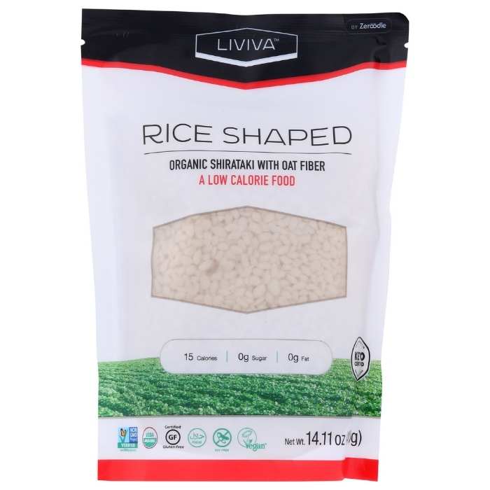 Liviva - Organic Rice Shaped Shirataki, 14.11oz - front