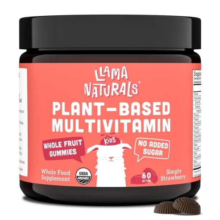 Llama Naturals - Multivitamin Bites for Kids strawberry