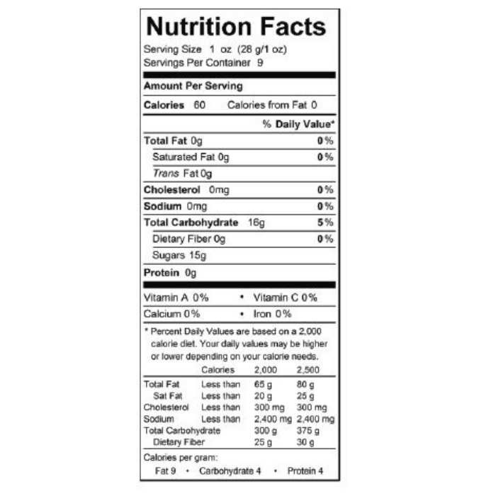 LocalFolks Foods - Blackberry Jams, 9oz - nutrition facts