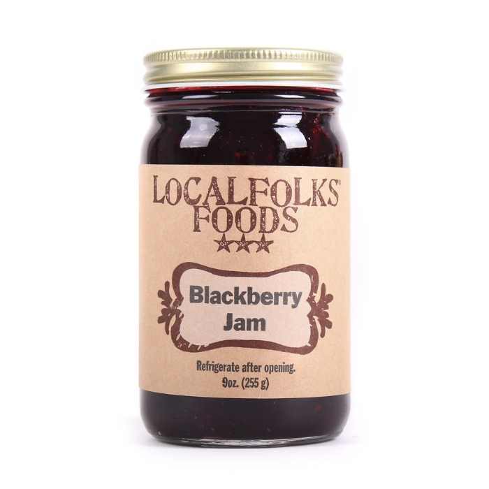 LocalFolks Foods - Blackberry Jams, 9oz - front