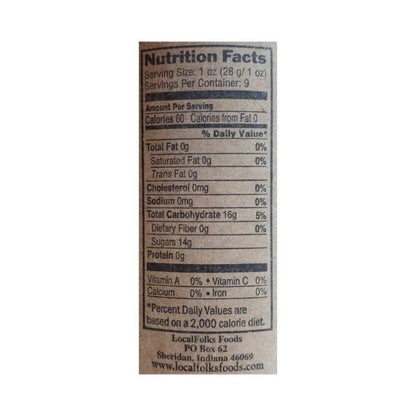 LocalFolks Foods - Eat a Peach Jams, 9oz us - back