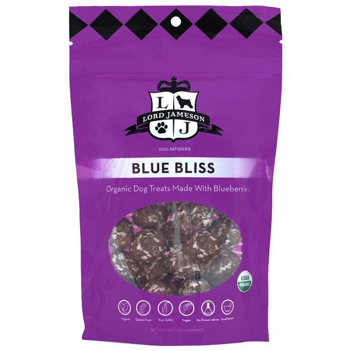 Lord Jameson - Organic Dog Treats  Blue Bliss, 6 oz