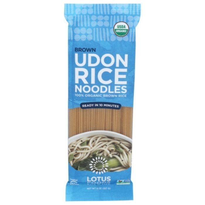 Lotus Foods - Brown Rice Udon Noodles - front