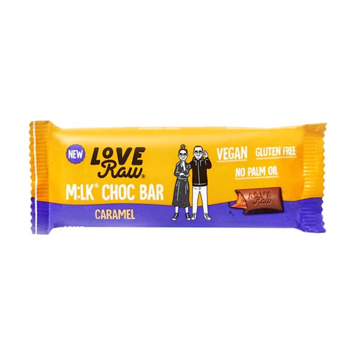 LoveRaw - Caramel Mlk® Choc Bar, 30g