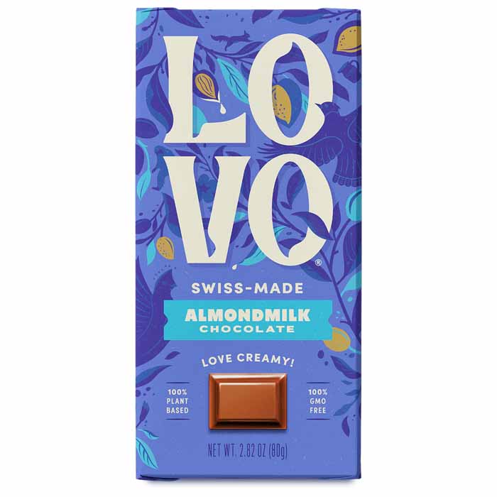 Lovo - Chocolate Bars - Almondmilk Chocolate Bar, 2.8oz