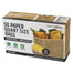 Lunchskins - Paper Sandwich Bags Quart Bags Chevron - Compostable & Unbleached , 50 pc