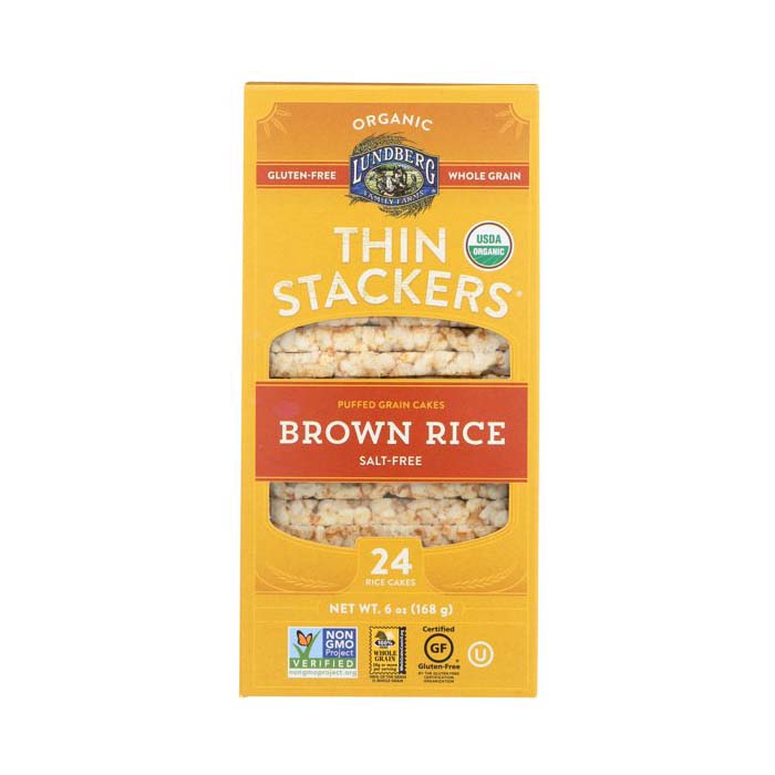 Lundberg - Organic Thin Stackers - Brown Rice, 5.9oz 