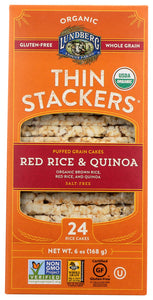 Lundberg - Thin Stackers Red Rice & Quinoa, 6oz | Pack of 6