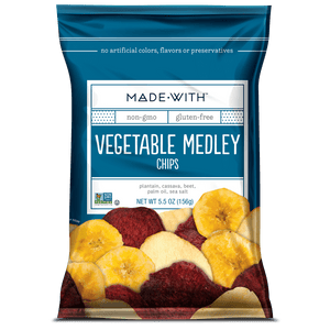 MADE WITH Chips Made From Vegetables, 5.5 oz
 | Pack of 12