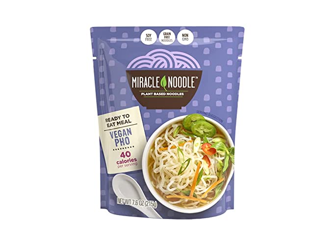 MIRACLE NOODLE: Ready-to-Eat Meal Vegan Pho, 215 gm
 | Pack of 6 - PlantX US