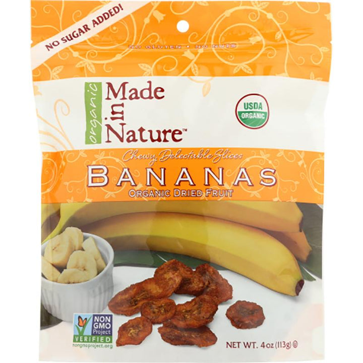 Made In Nature Bananas Dried, 4 oz