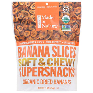 Made In Nature - Dried Bananas Supersnacks, 14oz