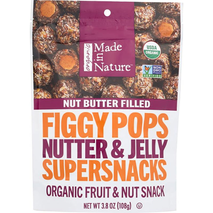 Made In Nature Figgy Pops - Nutter _ Jelly, 3.8 oz