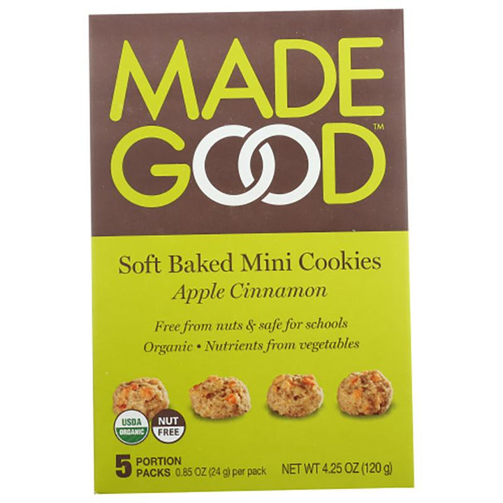 Madegood Apple Cinnamon Mini Cookies, 4.25 oz