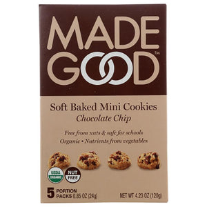 Madegood - Chocolate Chip Mini Cookies, 4.25oz