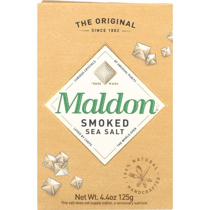 Maldon Crystal Salt Co - smoked Sea Salt Flakes 4.5oz