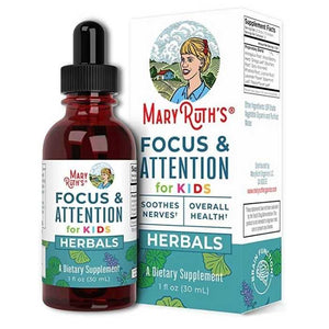 Mary Ruth's - Focus and Attention Drops Kids, 1oz
