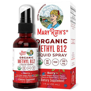 Mary Ruth's - Organic B12 Spray Strawberry, 1oz