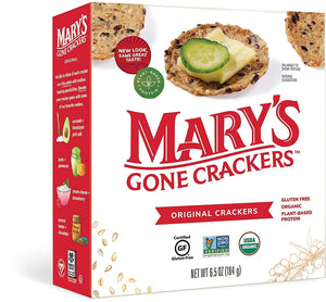 Mary's Gone Crackers Original Crackers, Organic Brown Rice, Gluten Free, 6.5 OZ
 | Pack of 6