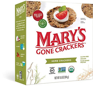 Mary's Gone Crackers, Herb, Gluten Free, 6.5 Ounce
 | Pack of 6