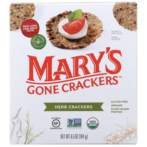 Mary's Gone Crackers - Herb Flavor Crackers, 6.5oz