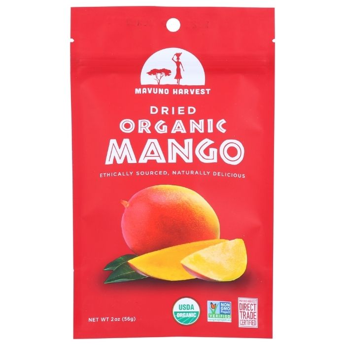 Mavuno Harvest - Organic Dried Mango, 2oz - front