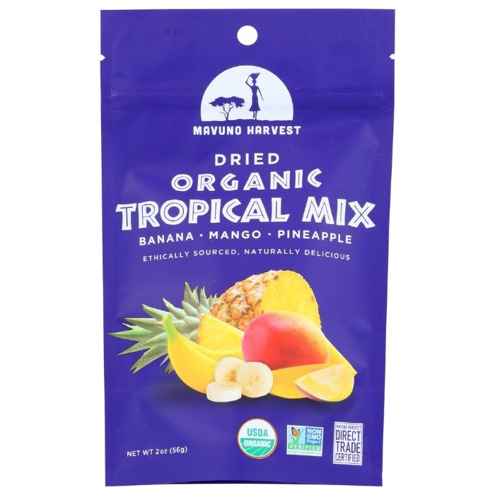 Mavuno Harvest - Organic Dried Tropical Mix, 2oz - front