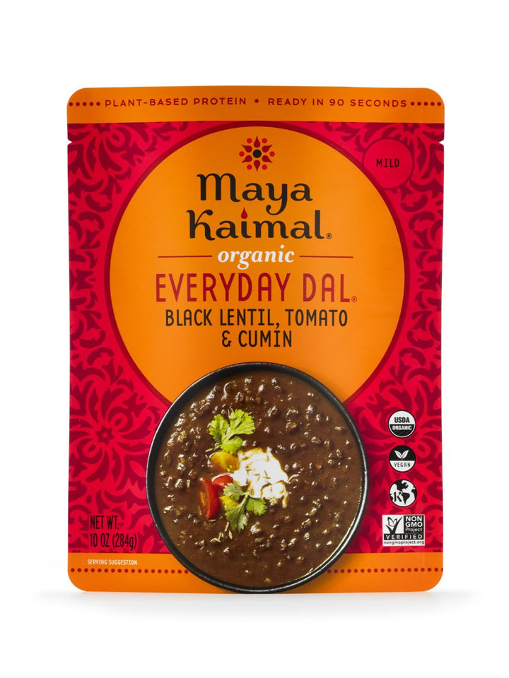 Maya Kaimal - Everyday Dal Black Lentils & Tomato, 10oz
 | Pack of 6 - PlantX US