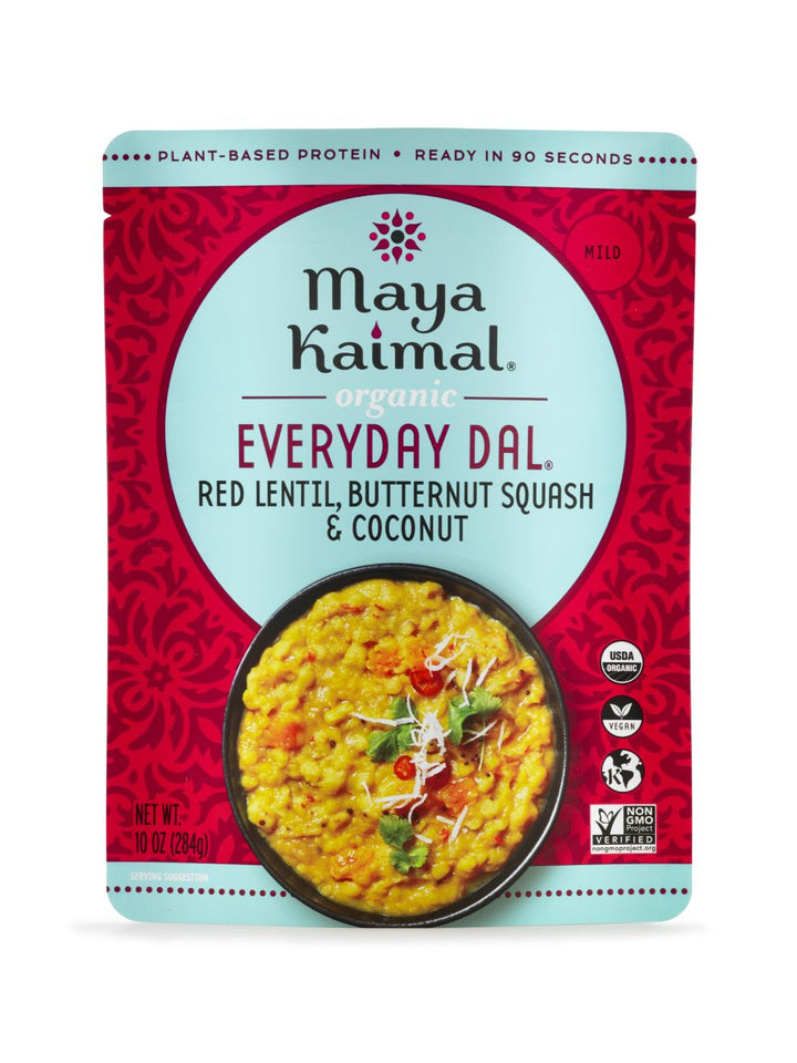 Maya Kaimal - Ready-To-Eat Red Lentils & Butternut Squash Dal, 10oz
 | Pack of 6 - PlantX US