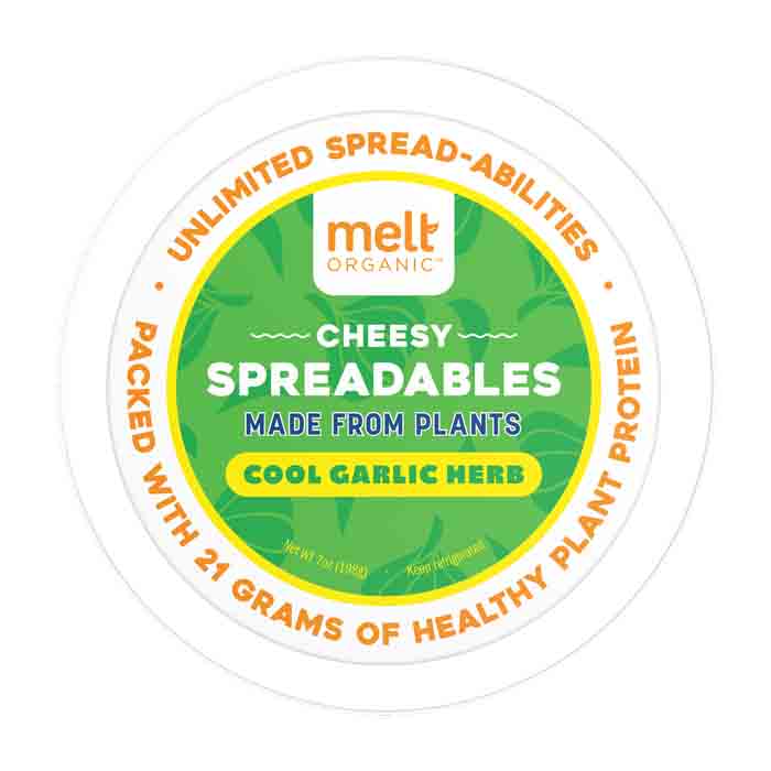 Melt - Cheese Spread - Cool Garlic Herb, 7oz