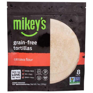 Mikey's - Grain-Free Tortillas Cassava Flour, 7oz | Multiple Sizes