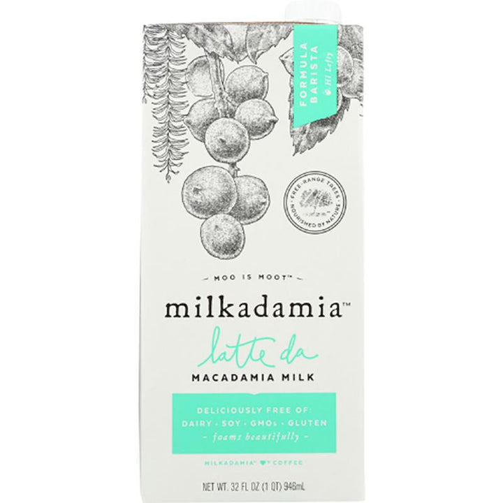 Milkadamia Macadamia Milk Barista Latte, 32 oz