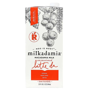 Milkadamia - Macadamia Milk Barista Latte Unsweetened, 32oz