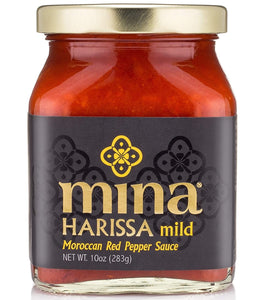 Mina, Harissa Mild, Moroccan Red Pepper Sauce, 10 oz | Pack of 12