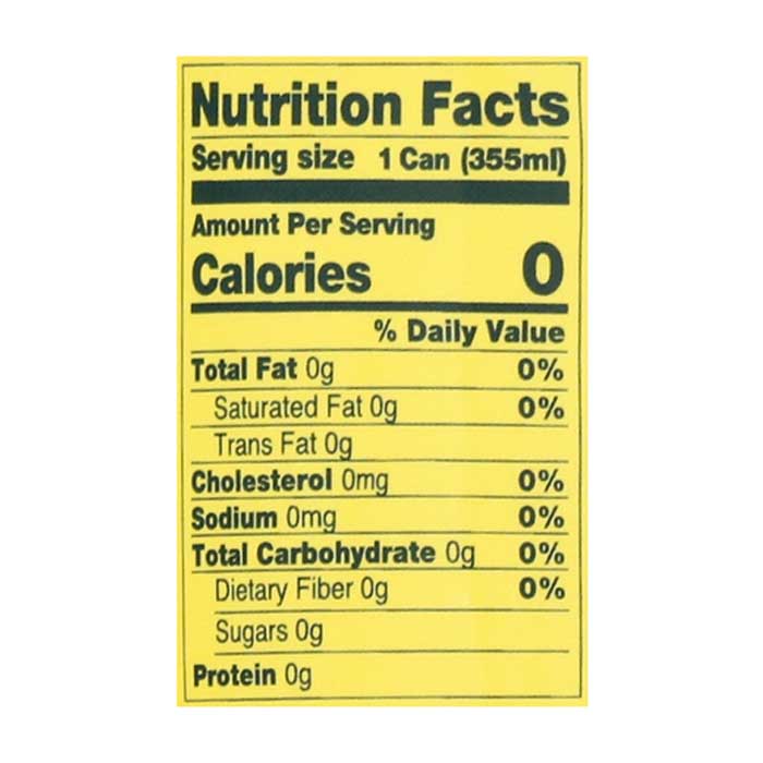 Minna - Lightly Brewed Sparkling Tea - Tropical Green, 12 fl oz - back