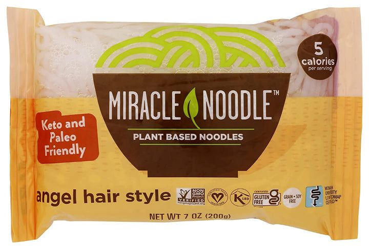 Miracle Noodle, Angel Hair Style, 7 oz 
 | Pack of 6 - PlantX US