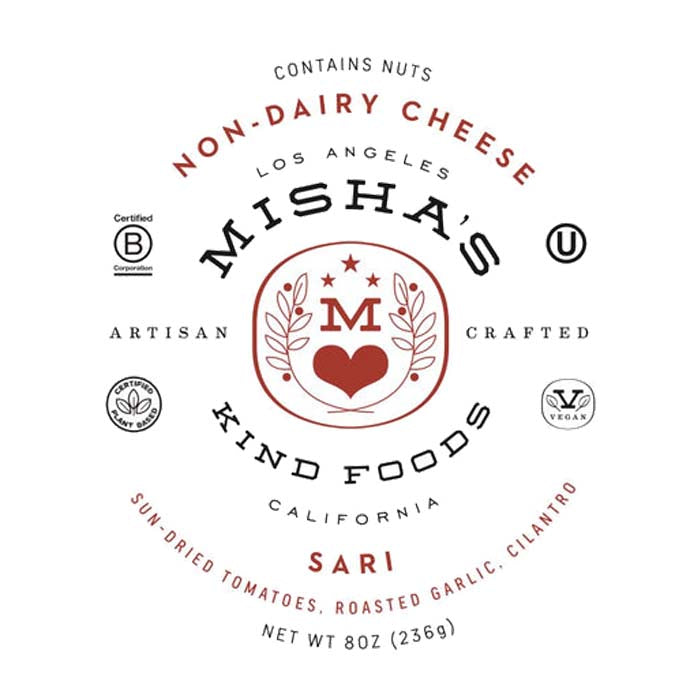 Misha's Kind Foods - Non-Dairy Cheese - Sari, 8oz