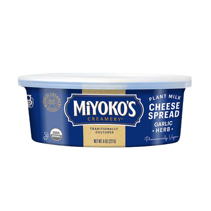 Miyoko's - Cheese Spread Garlic Herb, 8oz