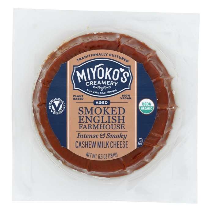 Miyoko's - Vegan Cheese Wheels Smoked English Farmhouse