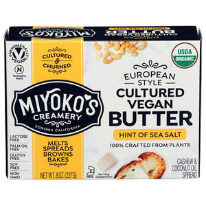 Miyoko's Creamery - Cultured Vegan Sea Salt Butter, 8oz