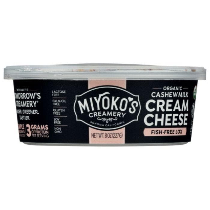 Miyoko's - Organic Cultured Vegan Cream Cheeses fish free fox - front