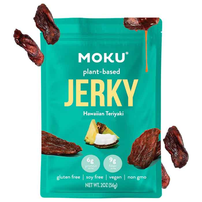 Moku - Plant Based Jerky - Hawaiian Teriyaki, 2oz