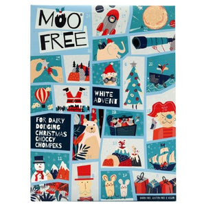 Moo Free - White Chocolate Advent Calendar, 2.5oz