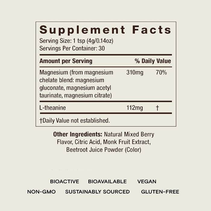 Moon Juice MagnesiOm Magnesium Supplement for Relaxation & Sleep