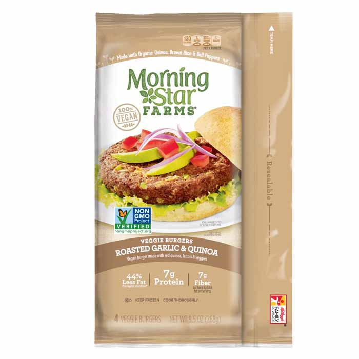 Morningstar Farms - Veggie Burger - Quinoa Roasted Garlic (9.5oz) 