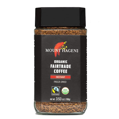 Mount Hagan - Organic Freeze Dried Instant Coffee Jar Regular, 3.53 oz
