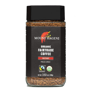 Mount Hagan - Organic Freeze Dried Instant Coffee Jar, 3.53oz
