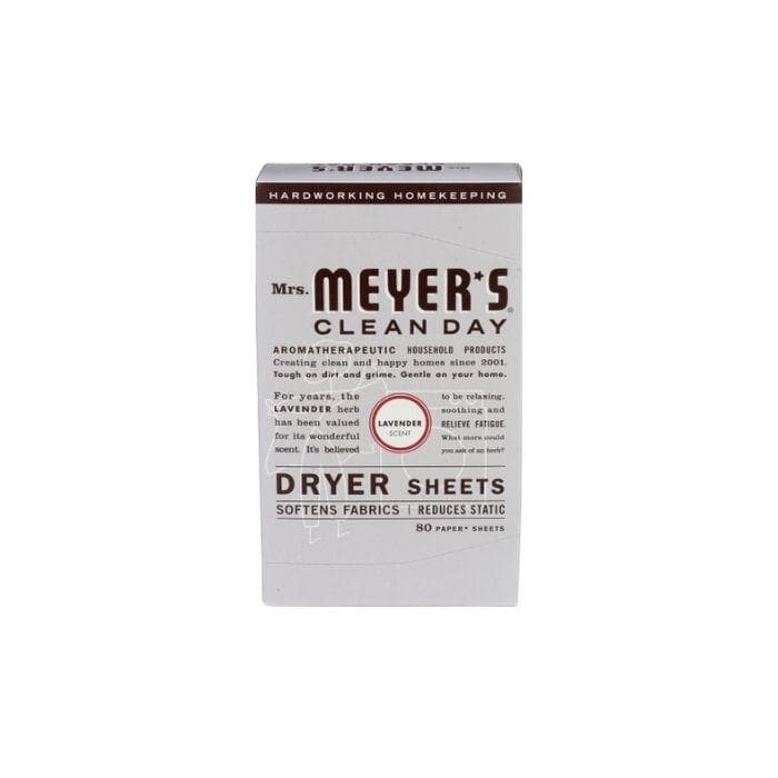 Mrs. Meyer's Clean Day - Dryer Sheets - Lavendar, 80 pk front